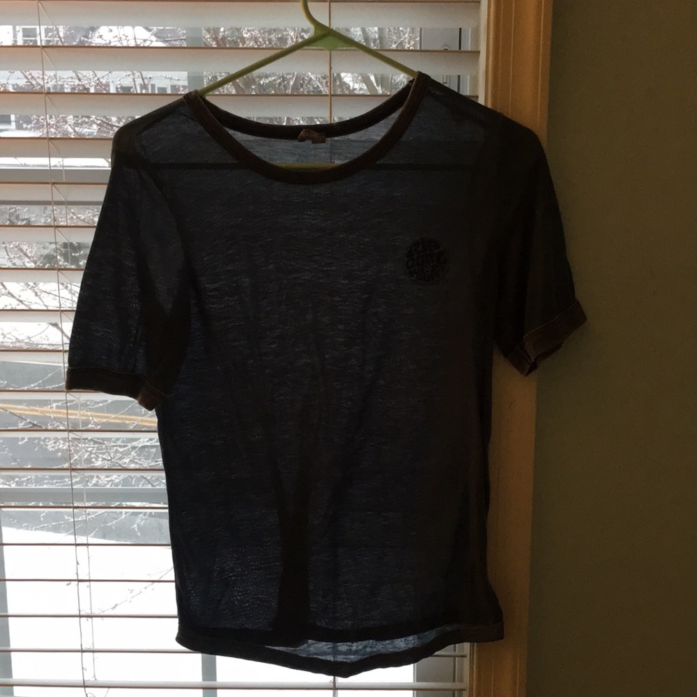 Blue rip curl t shirt